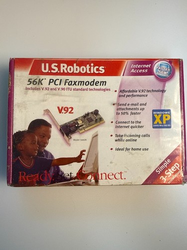 Vintage robotics 56k pci - u.s.,