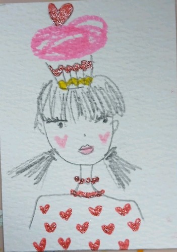 Aceo original mixed - aceo,