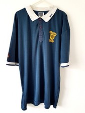 Scotland Retro Home Shirt 1990. Large. Score Draw. Blue Adults Football Top Only