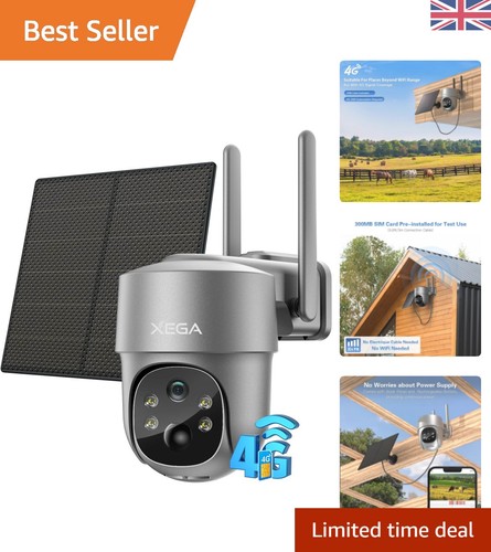 Lte solar security camera - 4g,