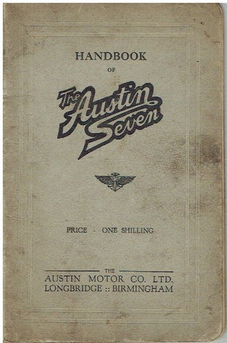 Austin seven saloon tourer - seven,