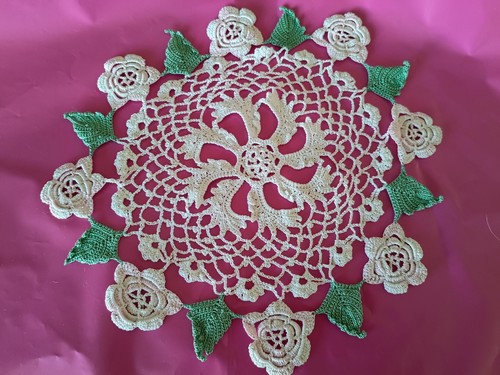 Vintage handmade irish rose - vintage,