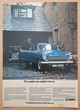 Triumph Herald Original UK Press Advert 1969
