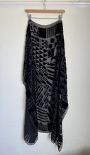 Vintage - Large Black Devore -