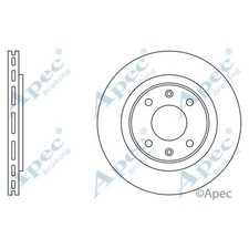 2x Brake Discs Vented For