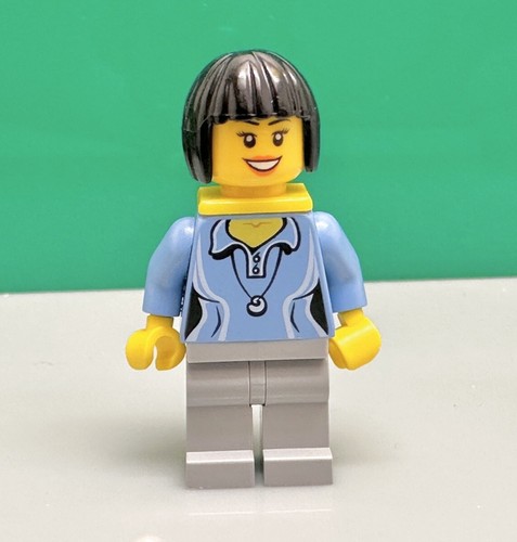 Lego lady blue polo shirt - lego,