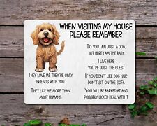 Cockapoo Metal Sign Gift When