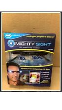JML Mighty Sight LED Magnifying Glasses with Rechargeable Lights 160% Magnftion