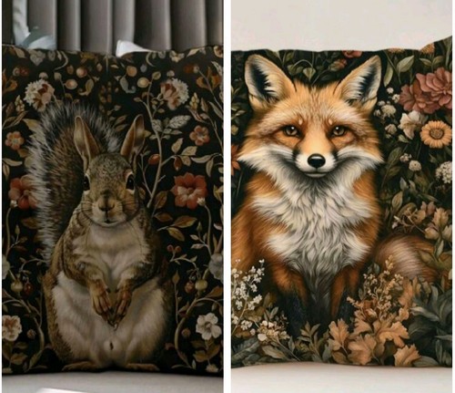 Beautiful squirrel and fox - beautiful,