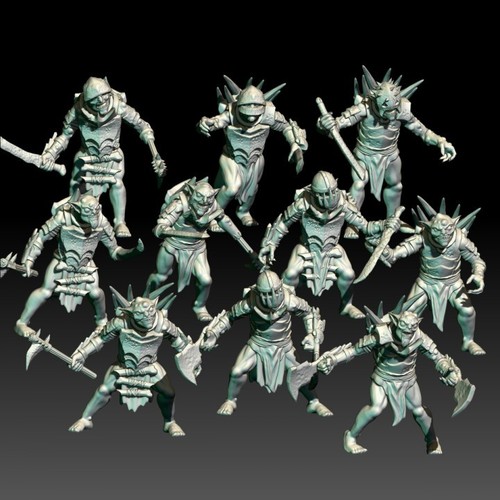 Iron fang goblin warriors - goblin,
