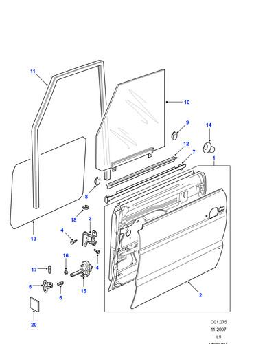 Land rover genuine shedder - land,