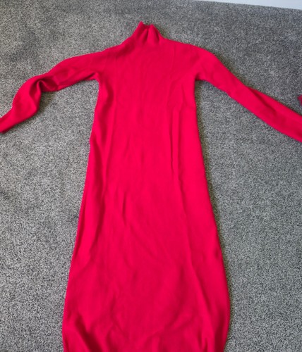 Zara turtle neck red - knit, long