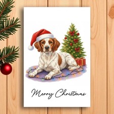 Brittany Spaniel Christmas