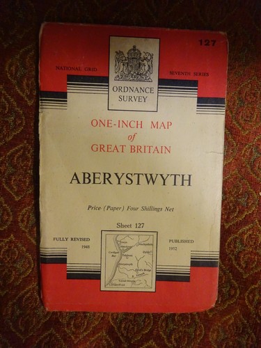 Map aberystwyth talybont - os,