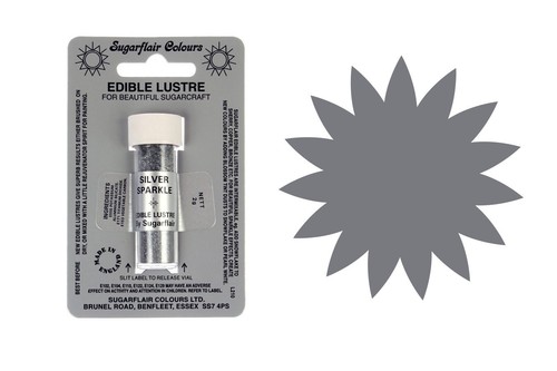 Sugarflair silver sparkle - sugarflair,
