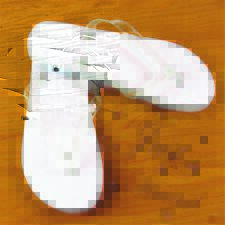 White Wedding Dancing Feet - Flip Flops - Medium or Large Party Footwear Favour