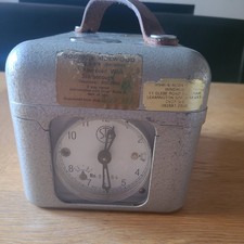 Vintage Retro Swiss Made STB Pigeon Racing Clock