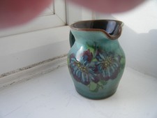 Guernsey 3 inch high Floral Pottery Jug
