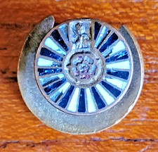 Vintage Round Table Enamel