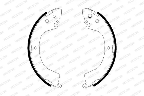 Brake shoes fsb617 ferodo - ferodo, for