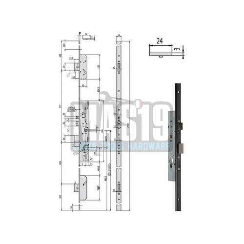 Lock multitop pro cisa - "multitop, 49526