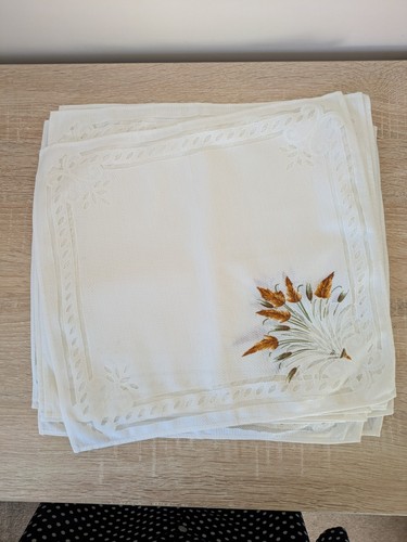 Vintage linen style napkins - style,