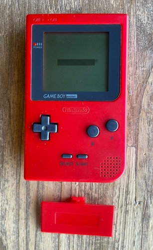 Red nintendo gameboy pocket - red,