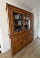 Solid oak sliding glazed - oak,