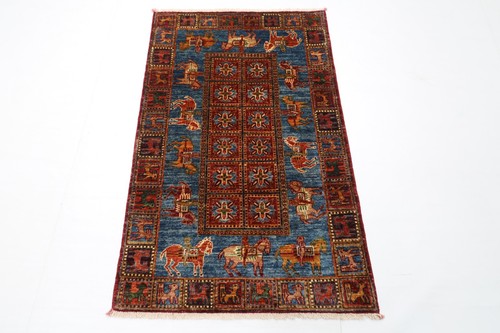 3x4 oriental animal accent - 3x4,