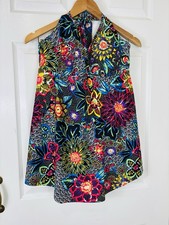 Tu Halter Neck Swim Dress, Multicoloured Floral, Size 16