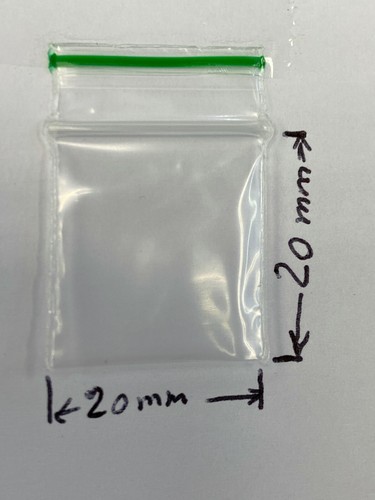 100 new 20x20mm clear small - 100,