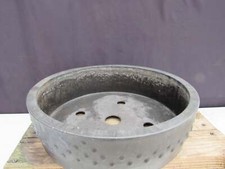 Brown Round Mica Bonsai Pot -