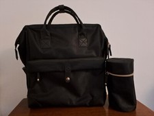 Backpack tote airline carry on cabin bag & matching cosmetic bag,  exc condition