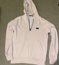 Nicce Hoodie Pink Size M half zipped 