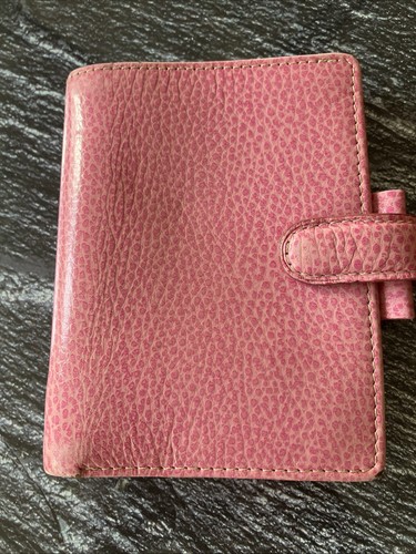 Filofax pink genuine - filofax, leather