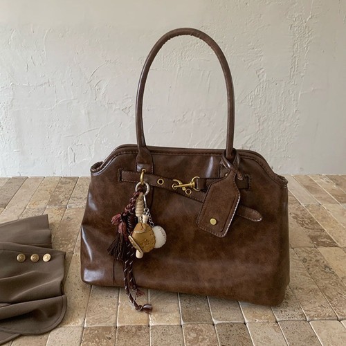Vintage leather tote bag - tote,