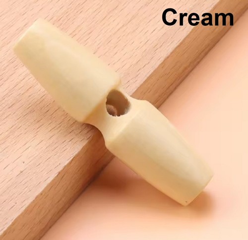 60mm wooden toggle buttons - toggle,
