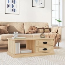 Wooden Coffee Table with 2