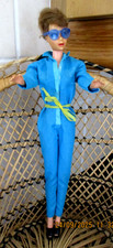 Rare Barbie Midge doll 1960s ( Japan ?) in Genuine Barbie turquoise jumpsuit   7