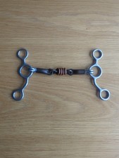 Sweet Iron 4 Roller Tom Thumb Bit 6"