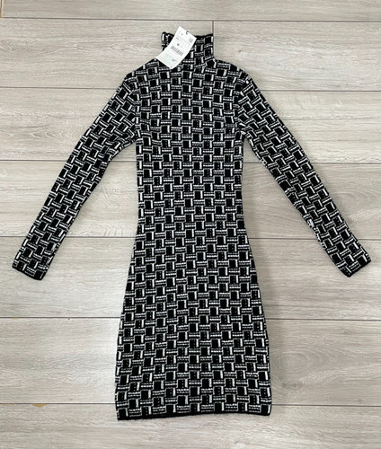 Zara knit jumper dress black - , /