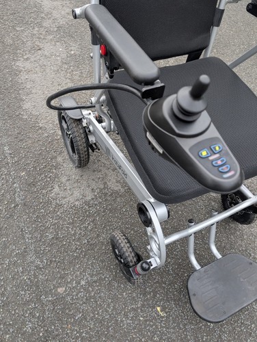 Folding electric wheelchair - folding,