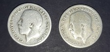 Two ENGLISH silver Sixpence coins #2