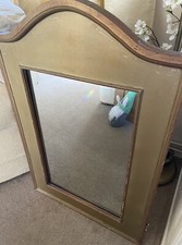 Wall Mounted Mirror Repurposed *collection only* 39” high 26”wide 