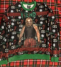WWE The Fiend Bray Wyatt Light Up Christmas Jumper 