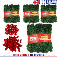 72ft Christmas Garland Bushy