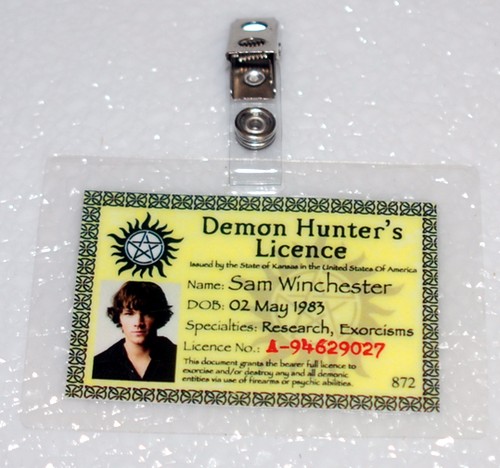 Supernatural badge demon - id, badge-demon