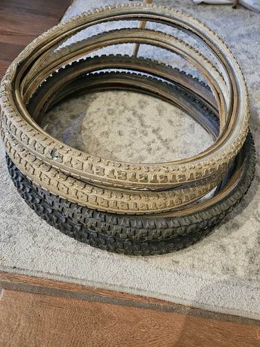 Old school bmx tires - old,