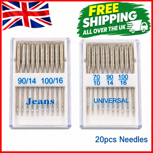 20x sewing machine needles - 20x,