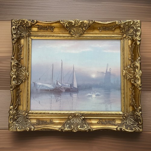 Vintage large framed norfolk - framed,